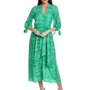 NWT Lilly Pulitzer Amrita Eyelet Lace Midi Dress Sz 14